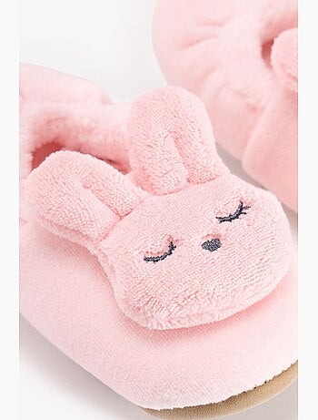 Chaussettes-pantoufles à motif sleepy bunny unicorn pour fille penti