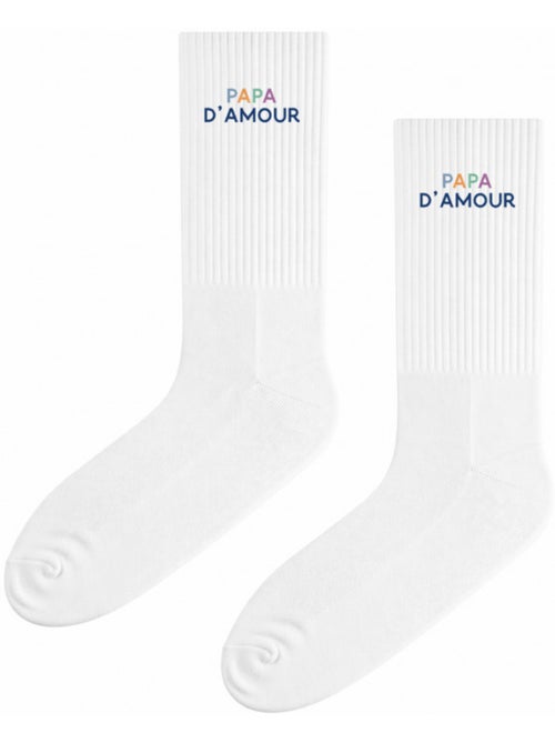 Chaussettes PAPA D'AMOUR COLORÉ - Kiabi Chaussettes PAPA D'AMOUR COLORÉ - Kiabi