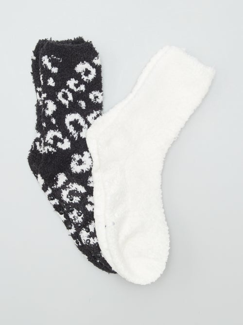 Chaussettes pilou antidérapantes - lot de 2 - Kiabi