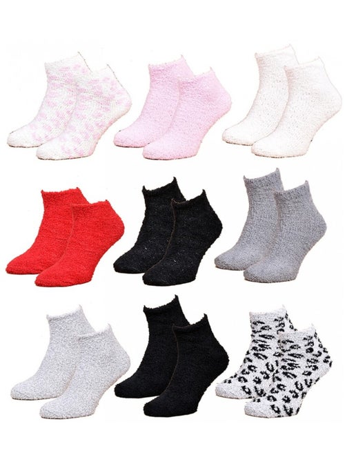 Chaussettes pour Femme Casa Socks Toucher Doux - Pack de 9 - Kiabi Chaussettes pour Femme Casa Socks Toucher Doux - Pack de 9 - Kiabi