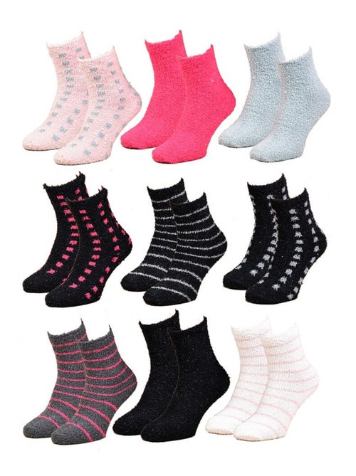 Chaussettes pour Femme Casa Socks Toucher Doux - Pack de 9 - Kiabi Chaussettes pour Femme Casa Socks Toucher Doux - Pack de 9 - Kiabi