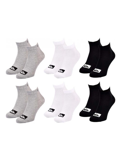 Chaussettes quiksilver quarter - pack de 6 - Kiabi Chaussettes quiksilver quarter - pack de 6 - Kiabi