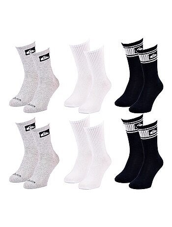 Chaussettes quiksilver regular crew - pack de 6