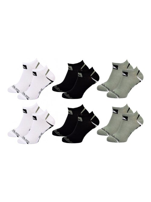 Chaussettes QUIKSILVER SNEAKER - Pack de 6 - Kiabi Chaussettes QUIKSILVER SNEAKER - Pack de 6 - Kiabi