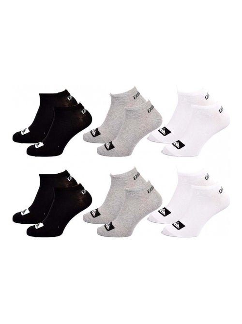 Chaussettes quiksilver sneaker - pack de 6 - Kiabi Chaussettes quiksilver sneaker - pack de 6 - Kiabi