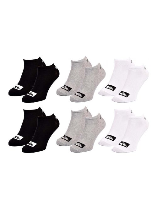 Chaussettes quiksilver sneaker - pack de 6 - Kiabi Chaussettes quiksilver sneaker - pack de 6 - Kiabi