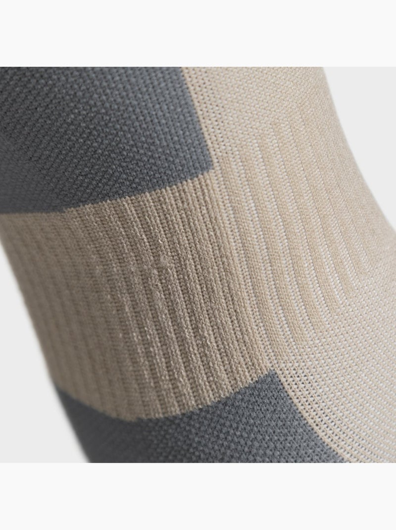 Chaussettes randonnée basses randonnée homme et femme kadishi Marron - Kiabi