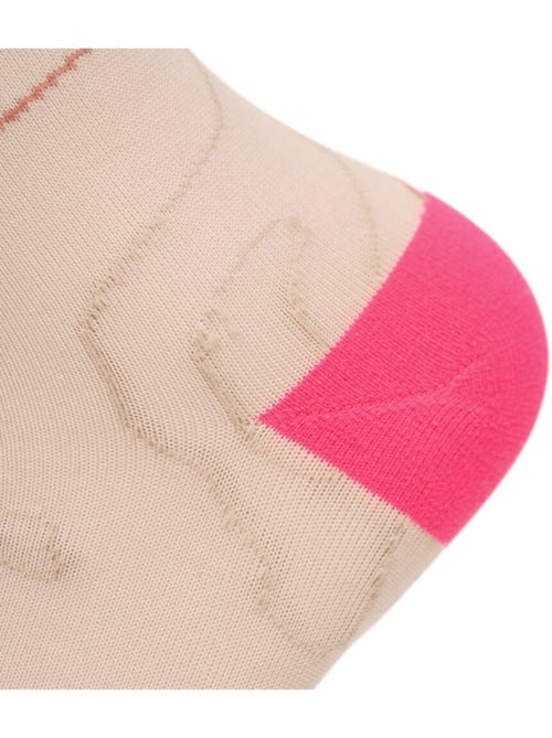 Chaussettes randonnée légères mi-mollet homme et femme gr3 sand - Kiabi