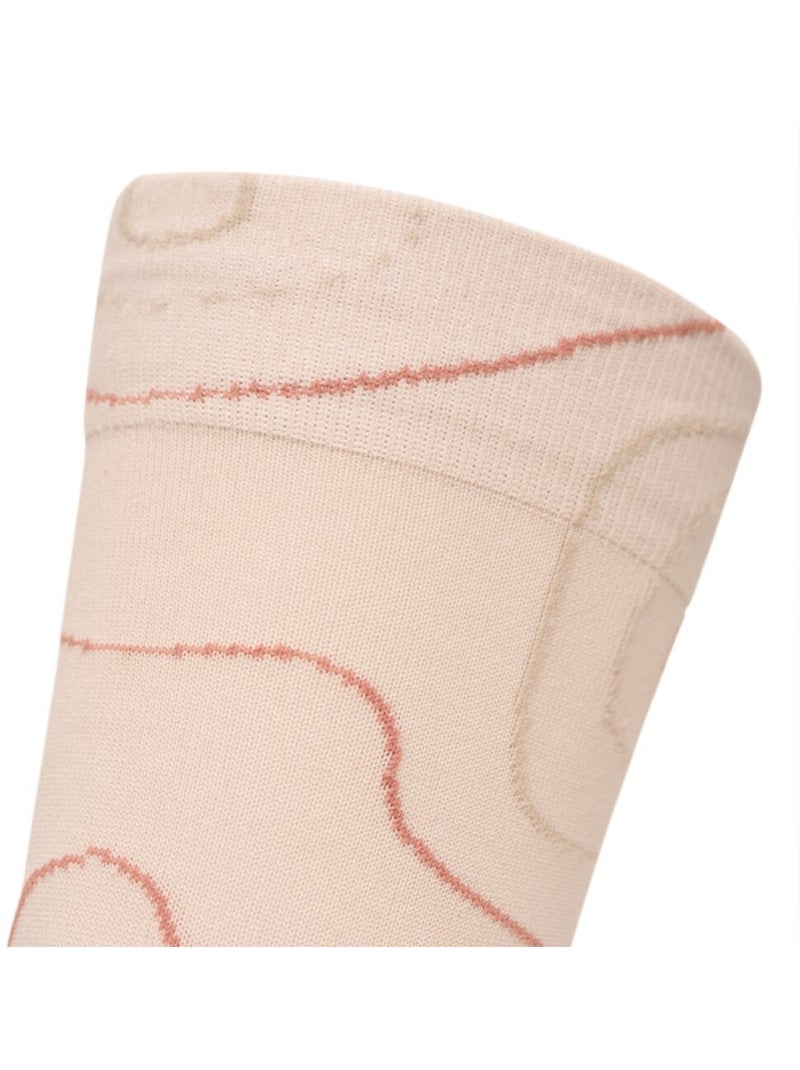 Chaussettes randonnée légères mi-mollet homme et femme gr3 sand Beige - Kiabi