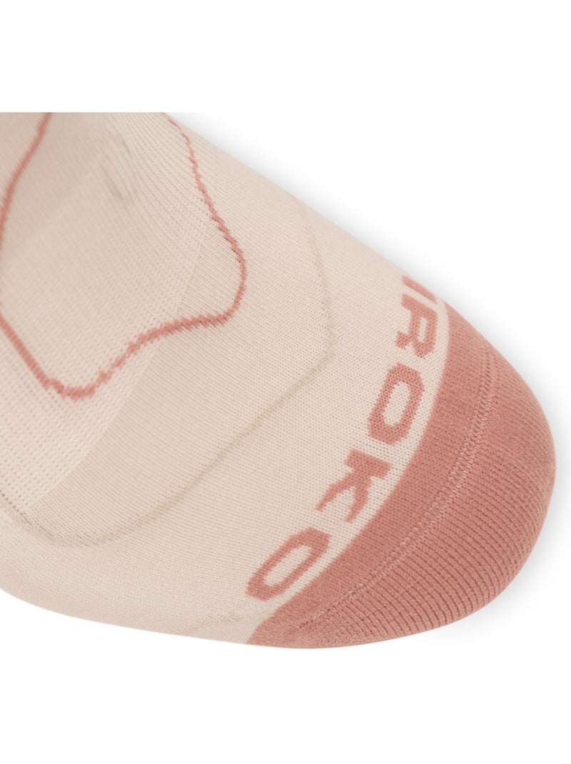 Chaussettes randonnée légères mi-mollet homme et femme gr3 sand Beige - Kiabi