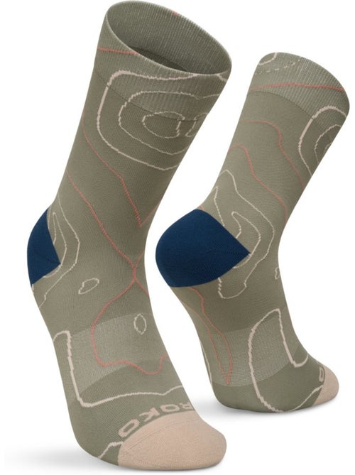 Chaussettes randonnée légères mi-mollet homme et femme gr3 - Kiabi