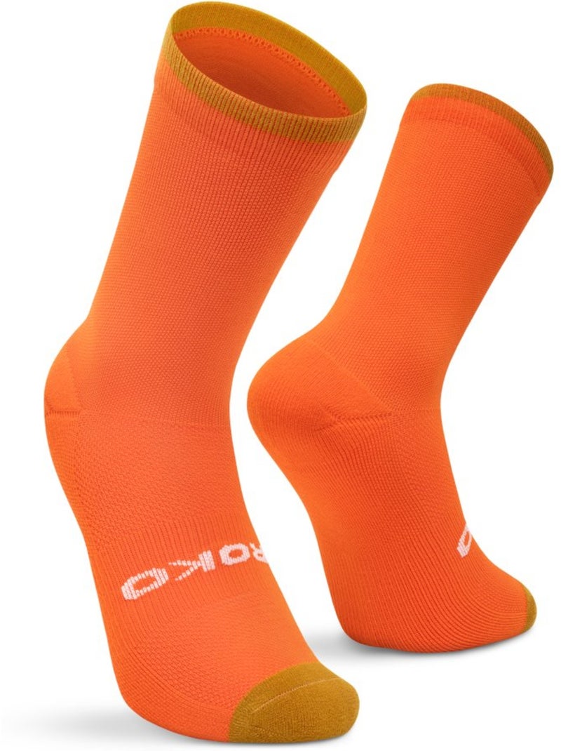 Chaussettes randonnée mi-mollet homme et femme gr1 Orange - Kiabi