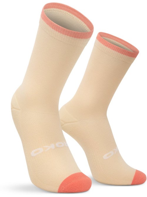 Chaussettes randonnée mi-mollet homme et femme gr1 sand - Kiabi
