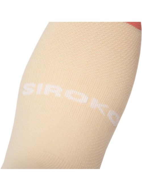 Chaussettes randonnée mi-mollet homme et femme gr1 sand - Kiabi