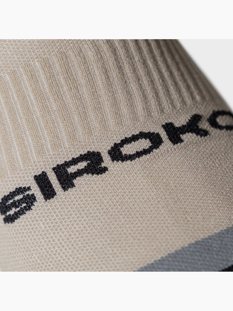 Chaussettes randonnée mi-mollet randonnée homme et femme addo Marron - Kiabi