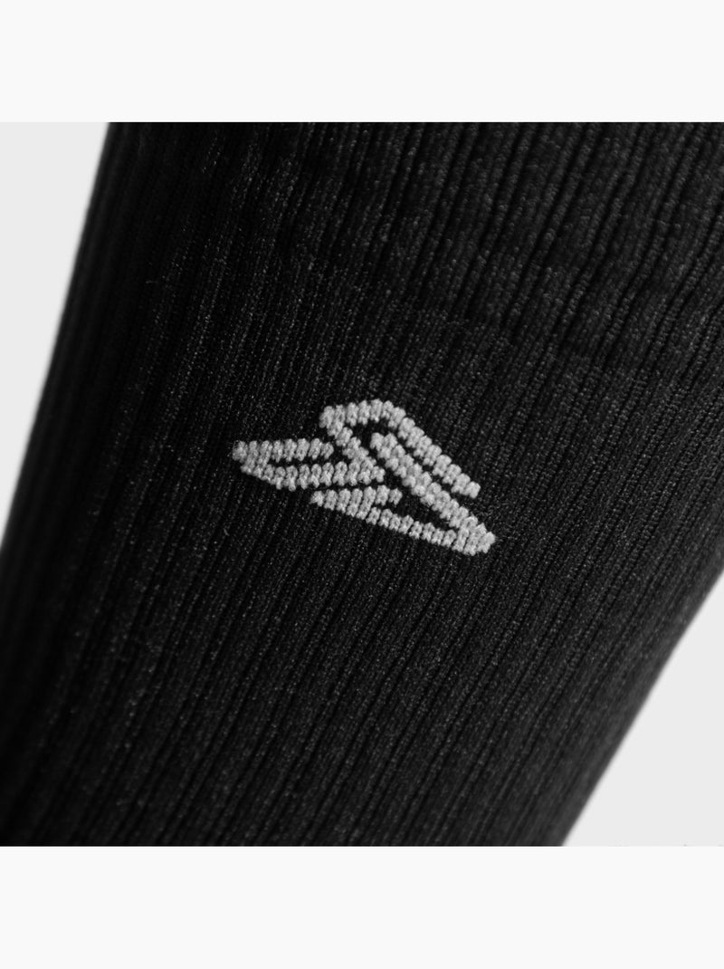 Chaussettes randonnée mi-mollet randonnée homme et femme druk Noir - Kiabi