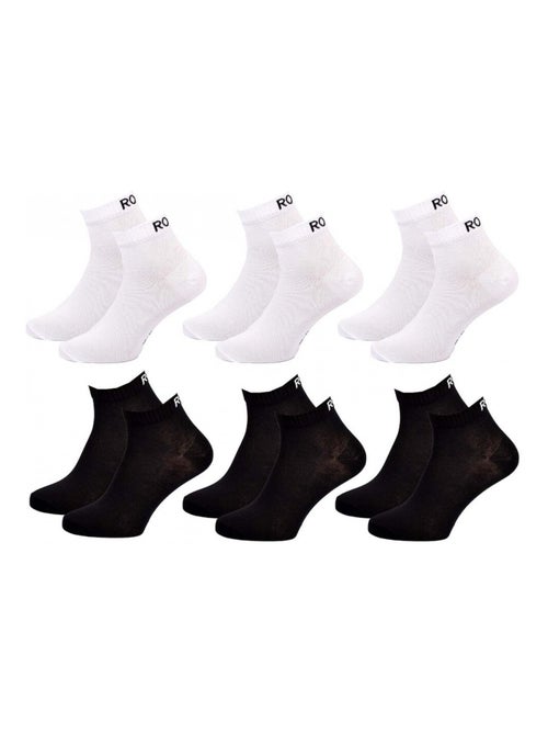 Chaussettes roxy quarter - pack de 6 - Kiabi Chaussettes roxy quarter - pack de 6 - Kiabi