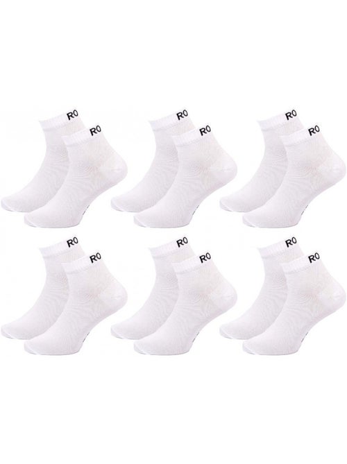 Chaussettes roxy quarter - pack de 6 - Kiabi Chaussettes roxy quarter - pack de 6 - Kiabi