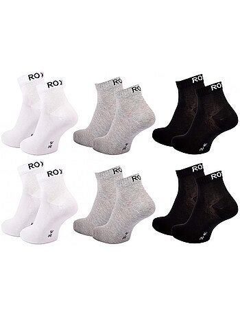 Chaussettes roxy quarter - pack de 6