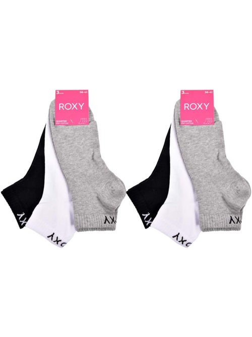 Chaussettes roxy quarter - pack de 6 - Kiabi Chaussettes roxy quarter - pack de 6 - Kiabi