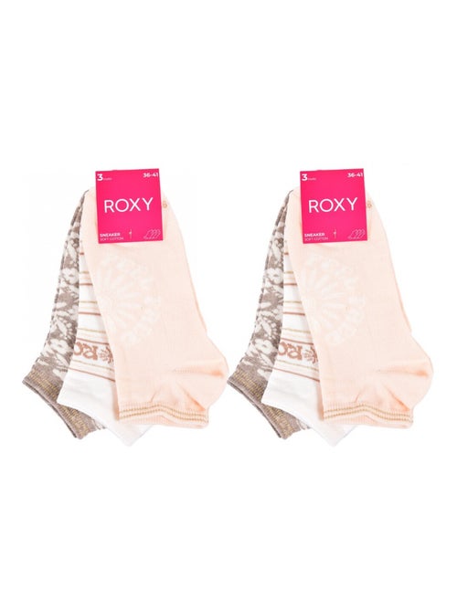 Chaussettes roxy sneaker - pack de 6 - Kiabi Chaussettes roxy sneaker - pack de 6 - Kiabi