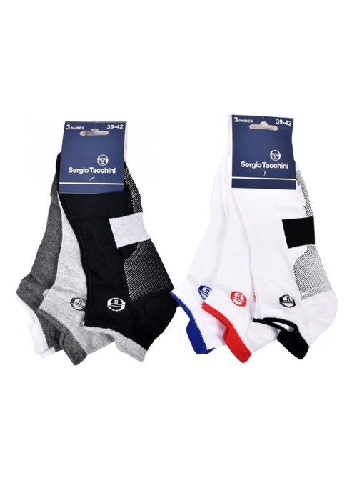 Chaussettes sergio tacchini - pack de 6 - Kiabi Chaussettes sergio tacchini - pack de 6 - Kiabi