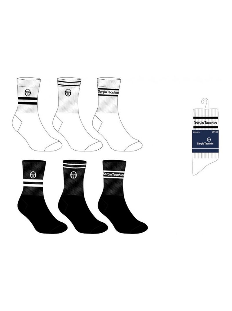 Chaussettes SERGIO TACCHINI - Pack de 6 Multicolore - Kiabi