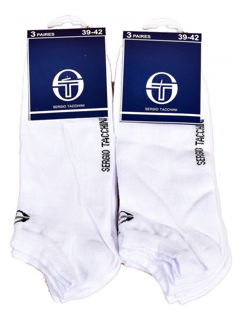 Chaussettes sergio tacchini - pack de 6 Multicolore - Kiabi