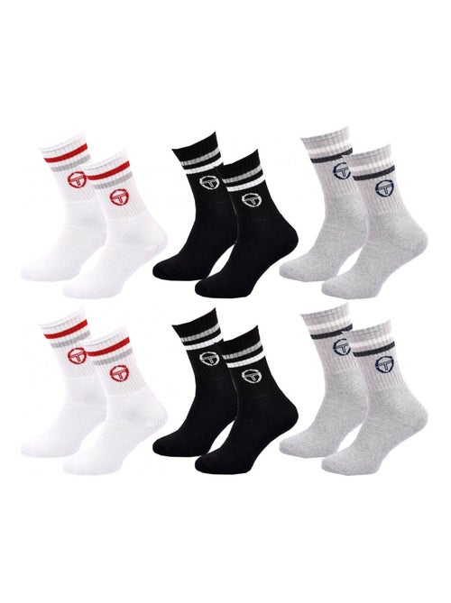 Chaussettes SERGIO TACCHINI - Pack de 6 - Kiabi Chaussettes SERGIO TACCHINI - Pack de 6 - Kiabi