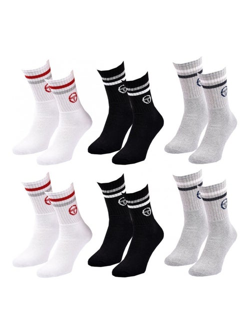 Chaussettes SERGIO TACCHINI - Pack de 6 - Kiabi Chaussettes SERGIO TACCHINI - Pack de 6 - Kiabi
