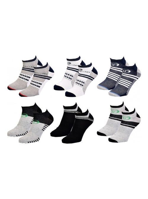 Chaussettes sergio tacchini - pack de 6 - Kiabi Chaussettes sergio tacchini - pack de 6 - Kiabi