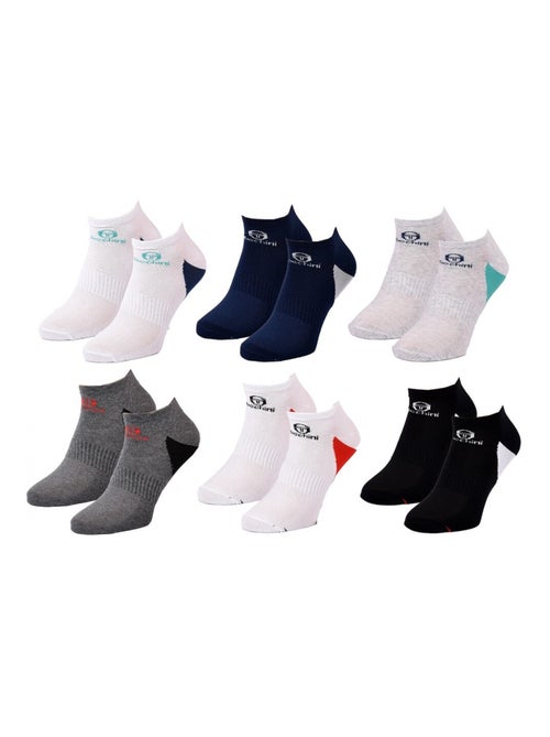Chaussettes sergio tacchini - pack de 6 - Kiabi Chaussettes sergio tacchini - pack de 6 - Kiabi