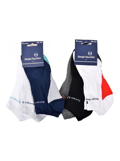 Chaussettes sergio tacchini - pack de 6 - Kiabi Chaussettes sergio tacchini - pack de 6 - Kiabi
