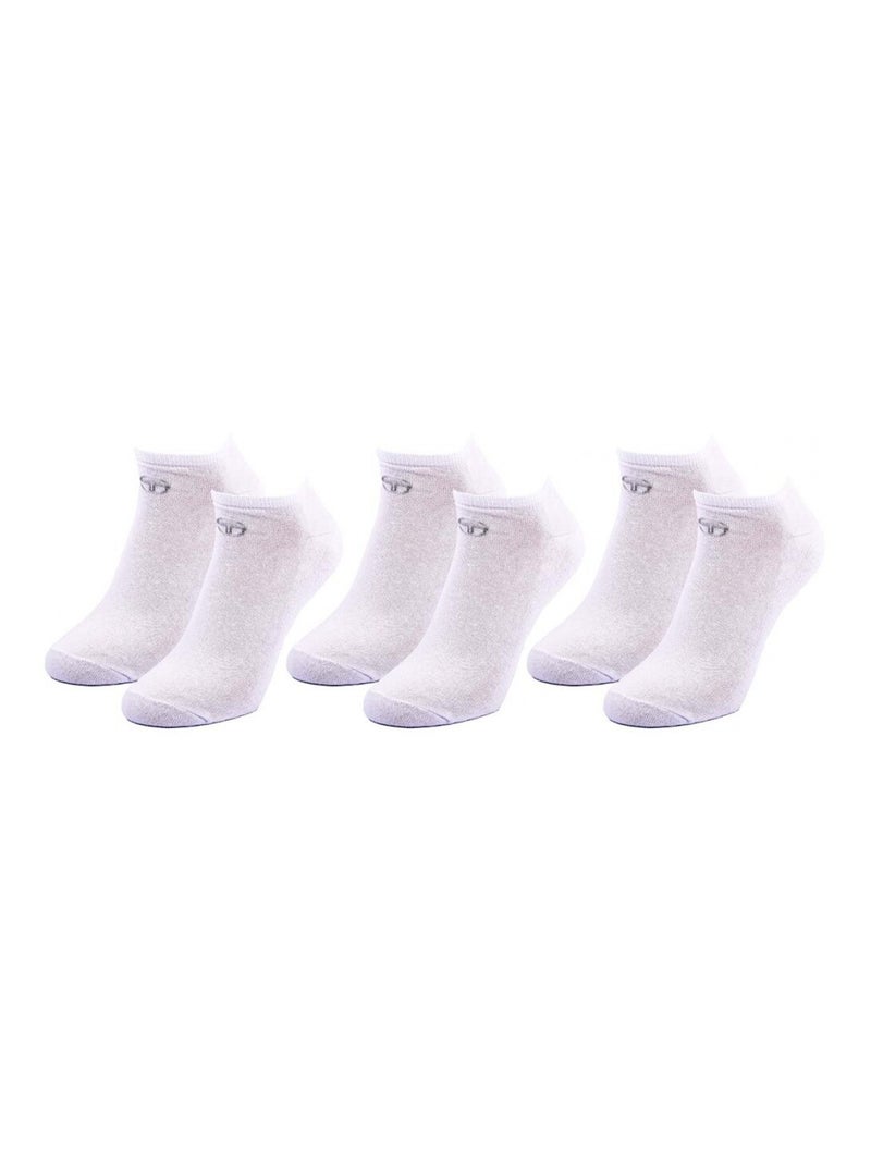 Chaussettes sergio tacchini sneaker - pack de 3 Multicolore - Kiabi