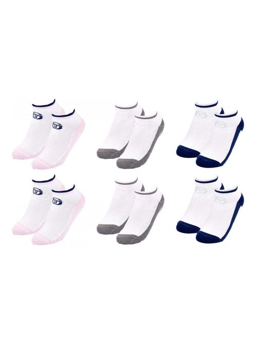 Chaussettes SERGIO TACCHINI SNEAKER - Pack de 6 - Kiabi Chaussettes SERGIO TACCHINI SNEAKER - Pack de 6 - Kiabi