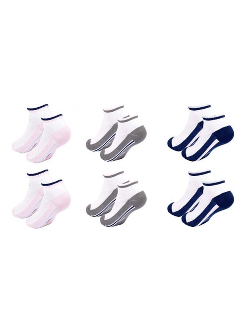 Chaussettes SERGIO TACCHINI SNEAKER - Pack de 6 - Kiabi Chaussettes SERGIO TACCHINI SNEAKER - Pack de 6 - Kiabi