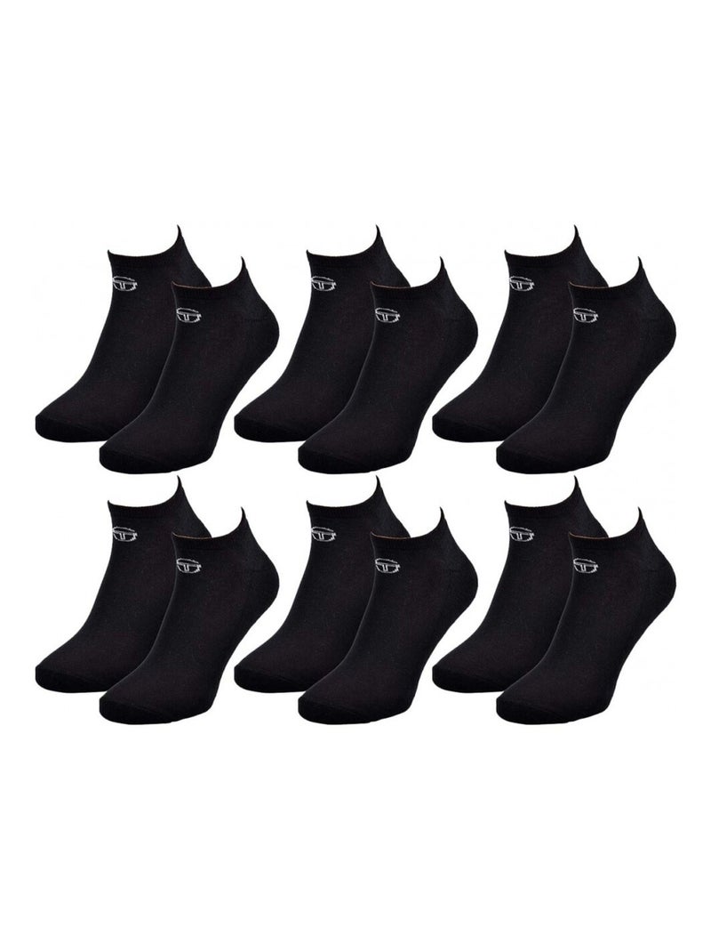 Chaussettes sergio tacchini sneaker - pack de 6 Multicolore - Kiabi