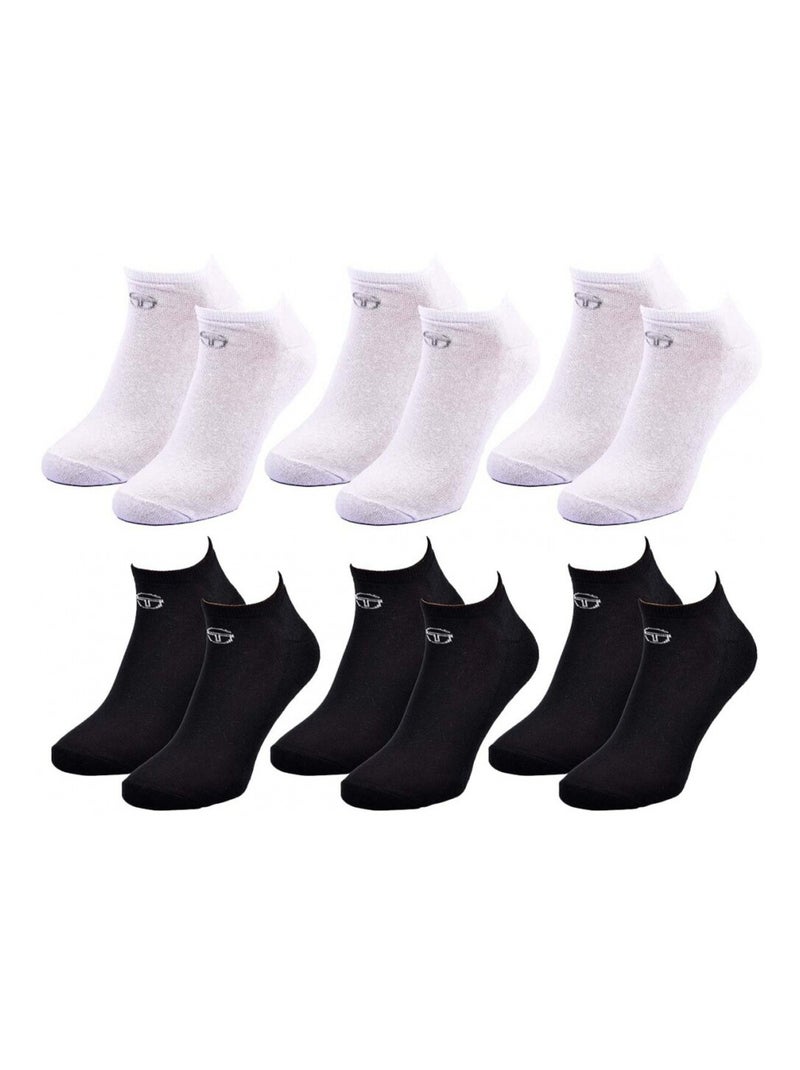 Chaussettes sergio tacchini sneaker - pack de 6 Multicolore - Kiabi