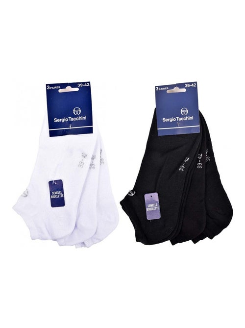 Chaussettes sergio tacchini sneaker - pack de 6 - Kiabi Chaussettes sergio tacchini sneaker - pack de 6 - Kiabi