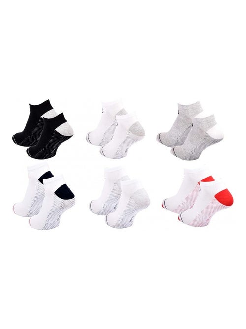 Chaussettes sergio tacchini sneaker - pack de 6 - Kiabi Chaussettes sergio tacchini sneaker - pack de 6 - Kiabi