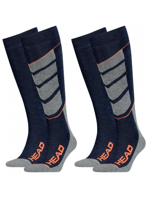 Chaussettes SKI HEAD PERFORMANCE - Pack de 2 - Kiabi Chaussettes SKI HEAD PERFORMANCE - Pack de 2 - Kiabi