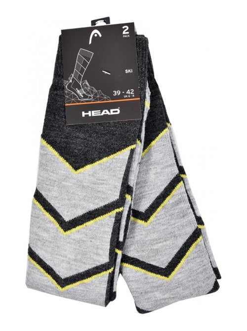 Chaussettes SKI HEAD PERFORMANCE - Pack de 2 - Kiabi Chaussettes SKI HEAD PERFORMANCE - Pack de 2 - Kiabi