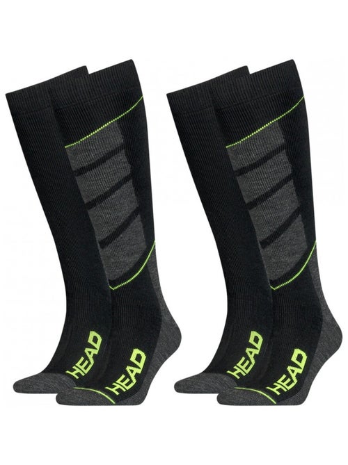Chaussettes SKI HEAD PERFORMANCE - Pack de 2 - Kiabi Chaussettes SKI HEAD PERFORMANCE - Pack de 2 - Kiabi