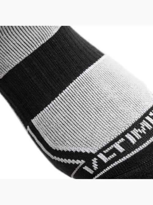 Chaussettes snowboard laine sports d'hiver homme et femme srx fend b&w - Kiabi