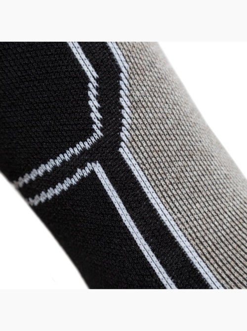 Chaussettes snowboard laine sports d'hiver homme et femme srx fend sand - Kiabi