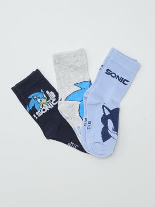 Chaussettes 'Sonic' - lot de 3