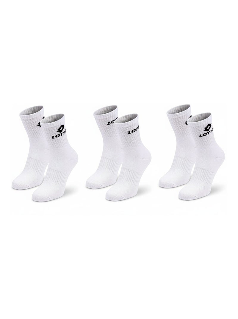 Chaussettes SPORT LOTTO CREW - Pack de 12 Paires Blanc - Kiabi