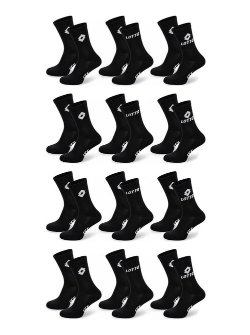 Chaussettes SPORT LOTTO CREW - Pack de 12 Paires - Kiabi Chaussettes SPORT LOTTO CREW - Pack de 12 Paires - Kiabi