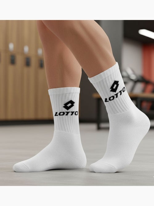 Chaussettes sport lotto crew - pack de 20 paires + 1 gratuit - Kiabi
