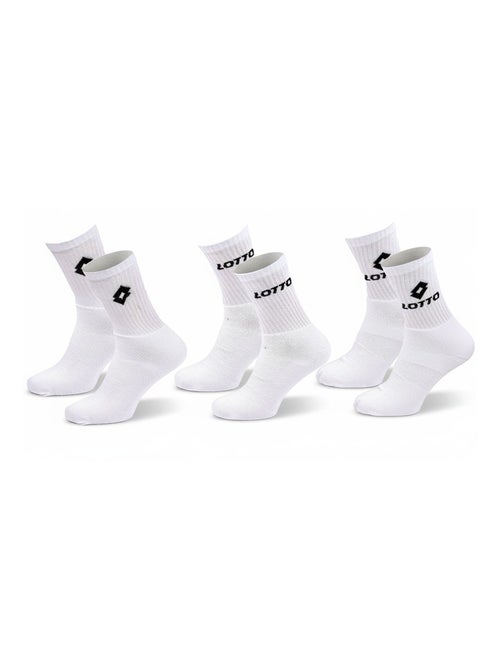 Chaussettes SPORT LOTTO CREW - Pack de 9 Paires - Kiabi Chaussettes SPORT LOTTO CREW - Pack de 9 Paires - Kiabi
